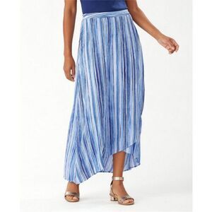 NWT Tommy Bahama Divine Lines Maxi Skirt Asymmetrical Hem Line Size 8